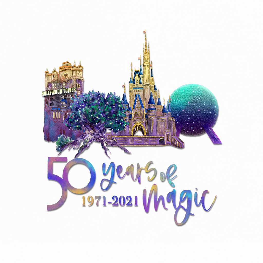 50 Magical Years - Mouse Decal Full