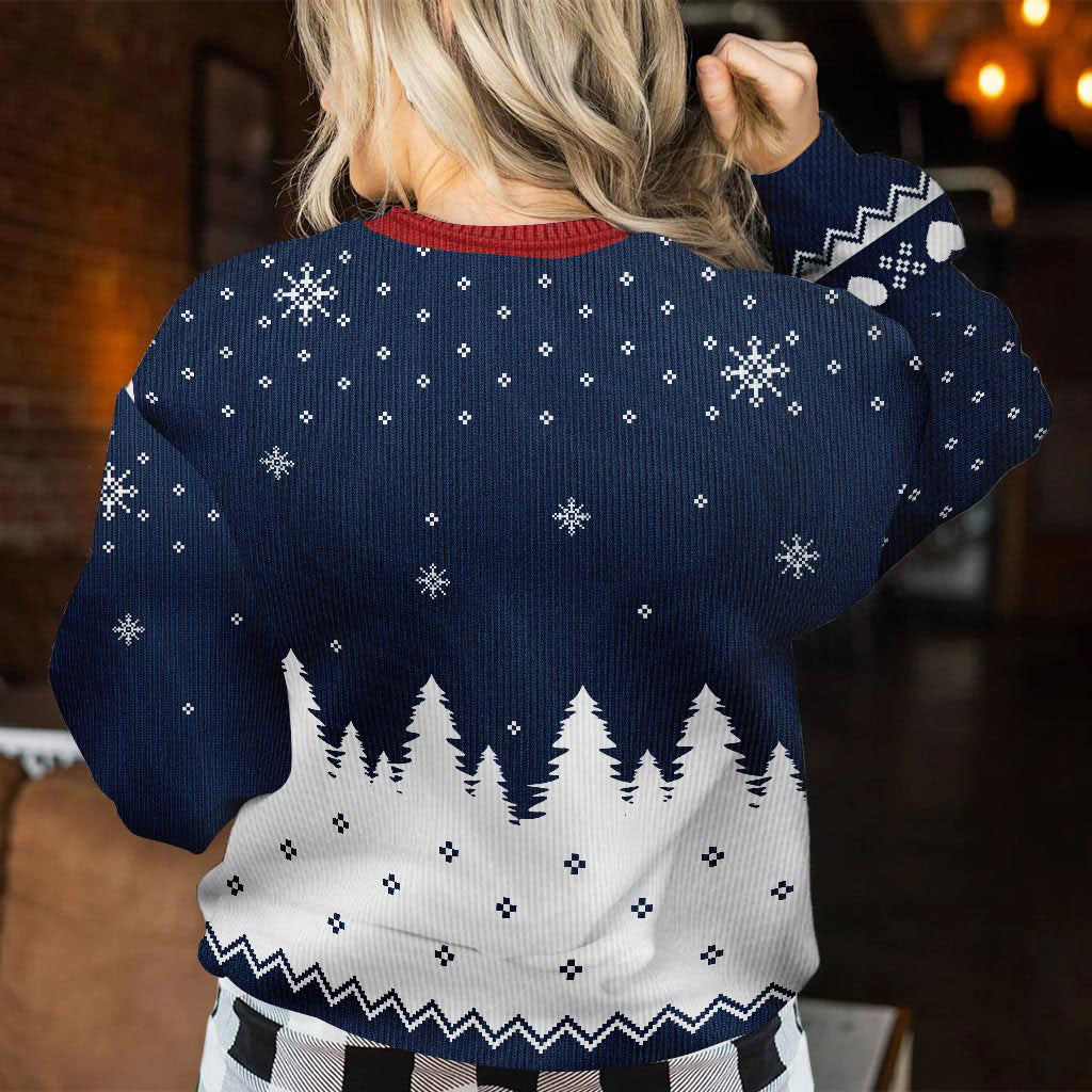 Best Dog Mom Ever Just Ask - Personalized Christmas Dog Sweater