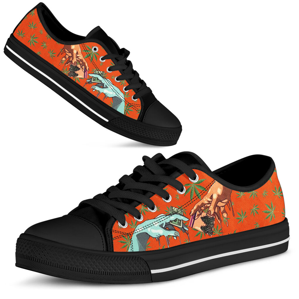 Illusory Dealer - Weed Low Top Shoes 0822