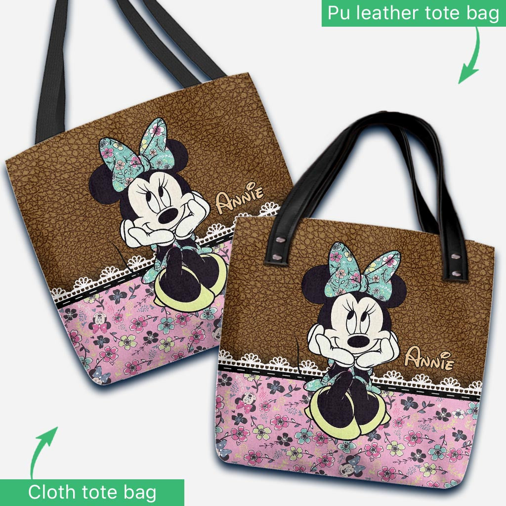 Sweet Mouse Ears - Personalized Mouse Tote Bag