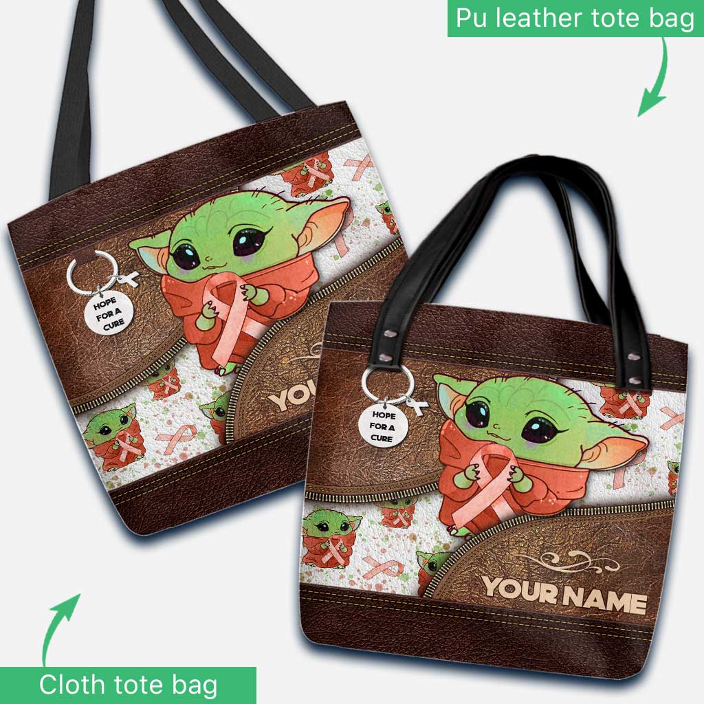 Hope For A Cure - Personalized Multiple Sclerosis Awareness Tote Bag
