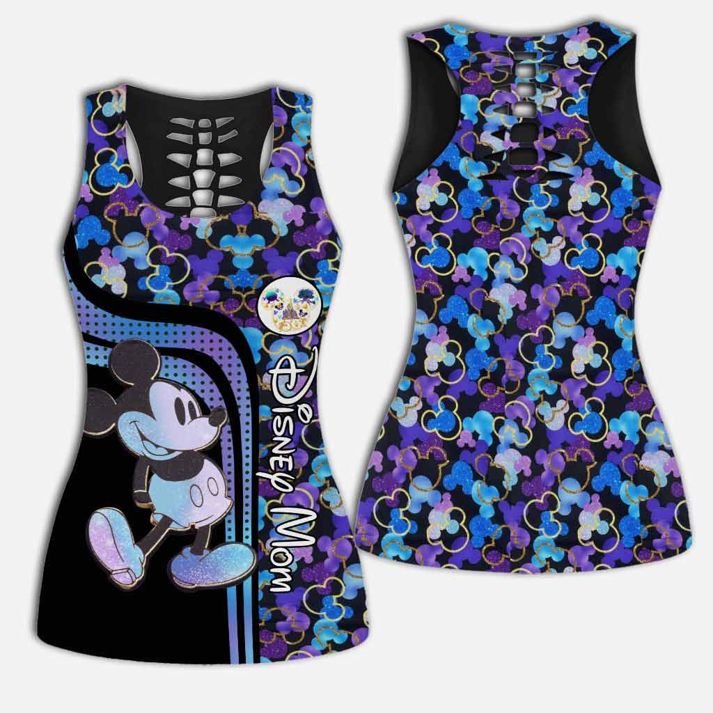 We're Never Too Old For Magic 50 Years Anniversary - Personalized Mouse Hollow Tank Top And Leggings