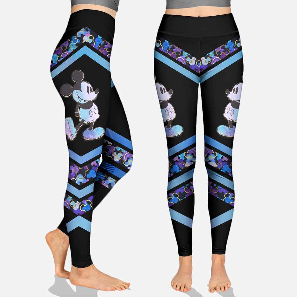 We're Never Too Old For Magic 50 Years Anniversary - Personalized Mouse Hollow Tank Top And Leggings