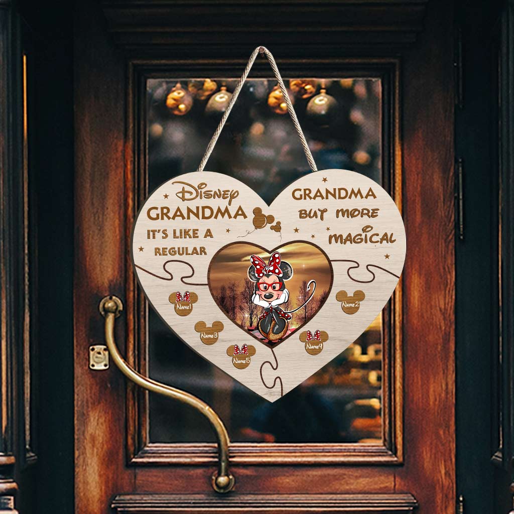 Best Nana Ever - Personalized Mother's day Mouse Wood Sign
