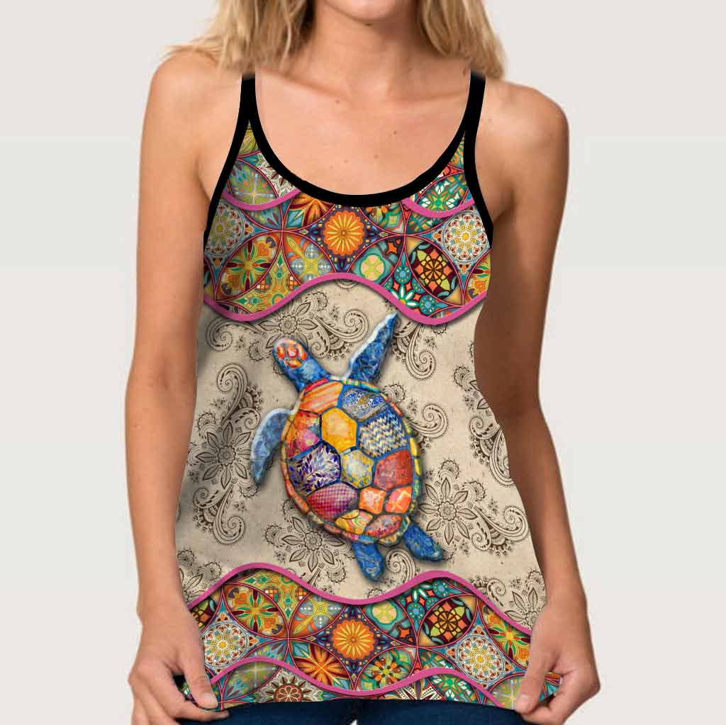 You Are My Sunshine - Turtle Cross Tank Top