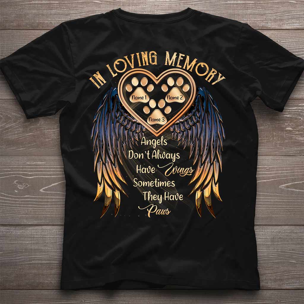 In Loving Memory - Dog Personalized T-shirt And Hoodie