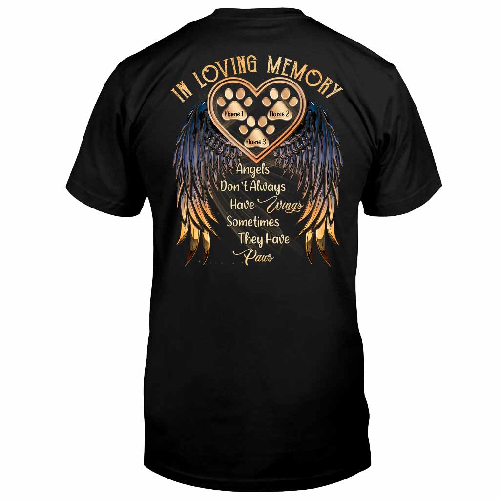 In Loving Memory - Dog Personalized T-shirt And Hoodie