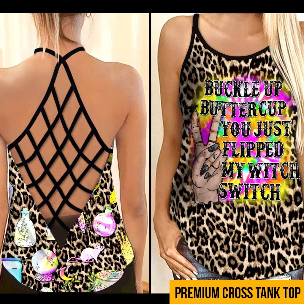 Buckle Up Buttercup - Witch Cross Tank Top