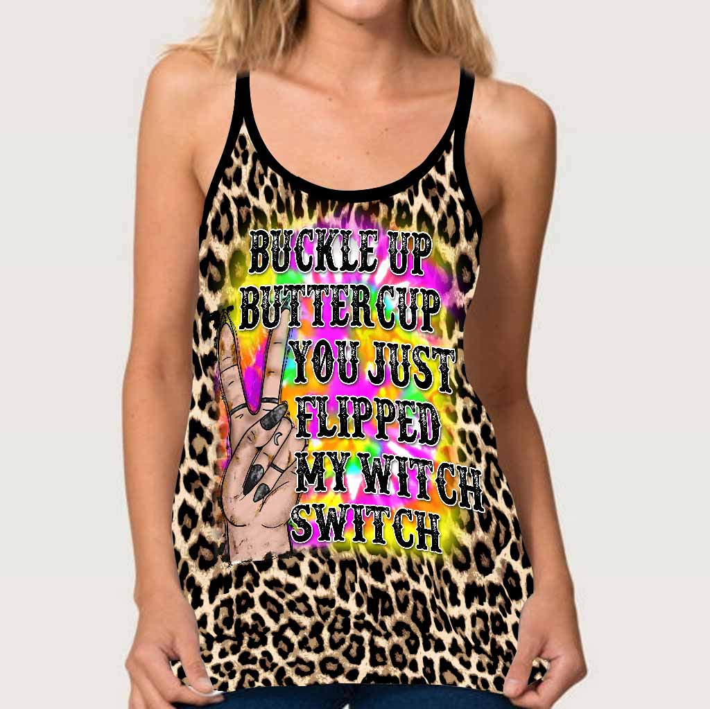 Buckle Up Buttercup - Witch Cross Tank Top