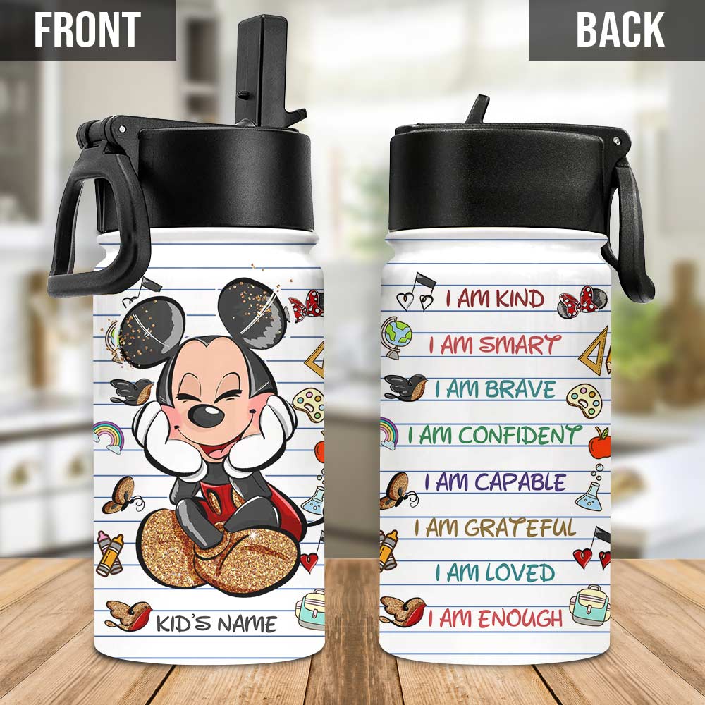 You Are - Personalized Mouse Kids Water Bottle