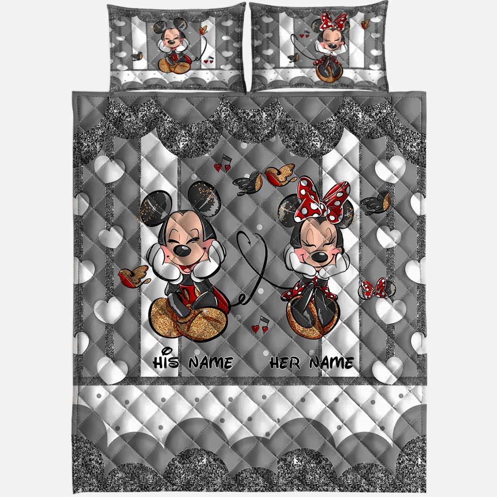 I'm Yours - Personalized Mouse Quilt Set