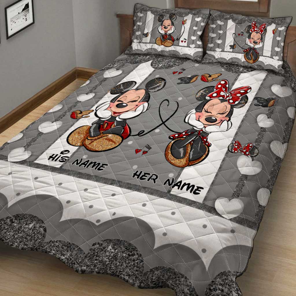 I'm Yours - Personalized Mouse Quilt Set