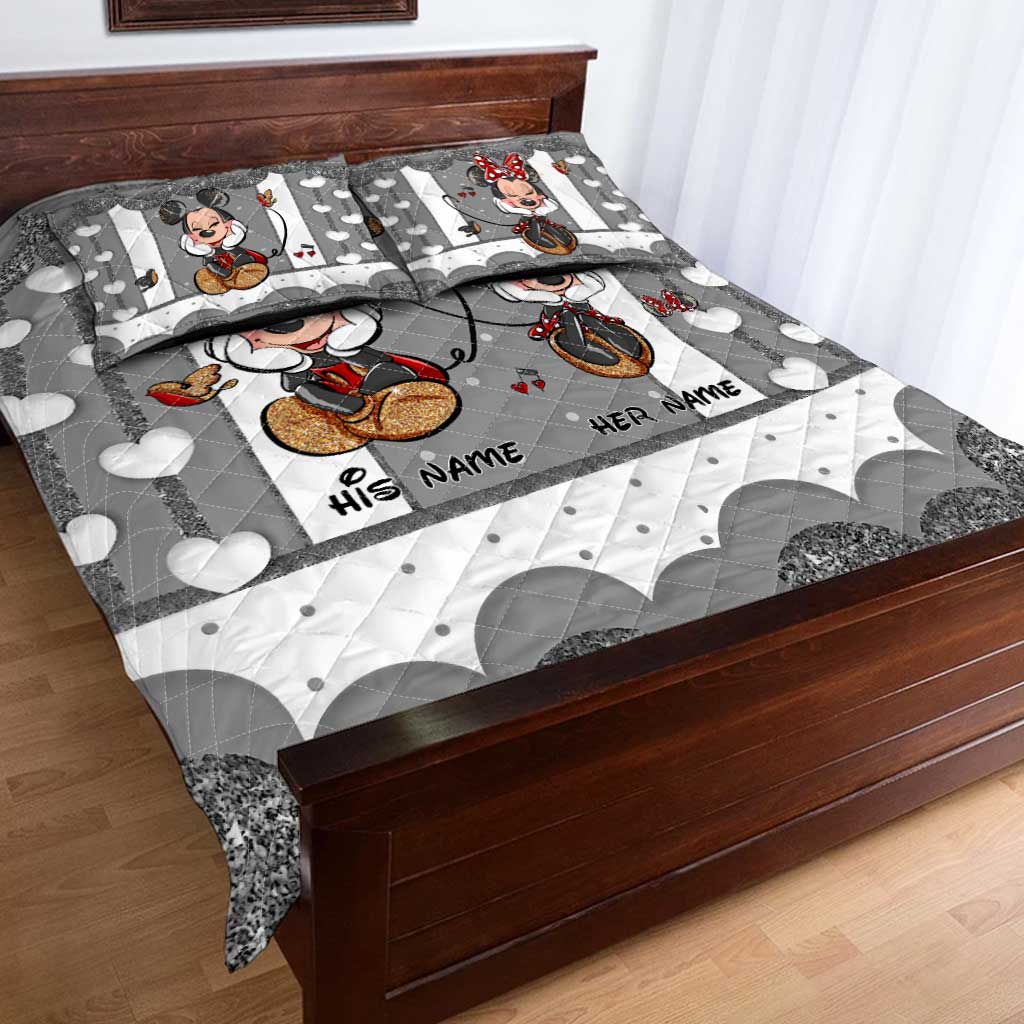I'm Yours - Personalized Mouse Quilt Set