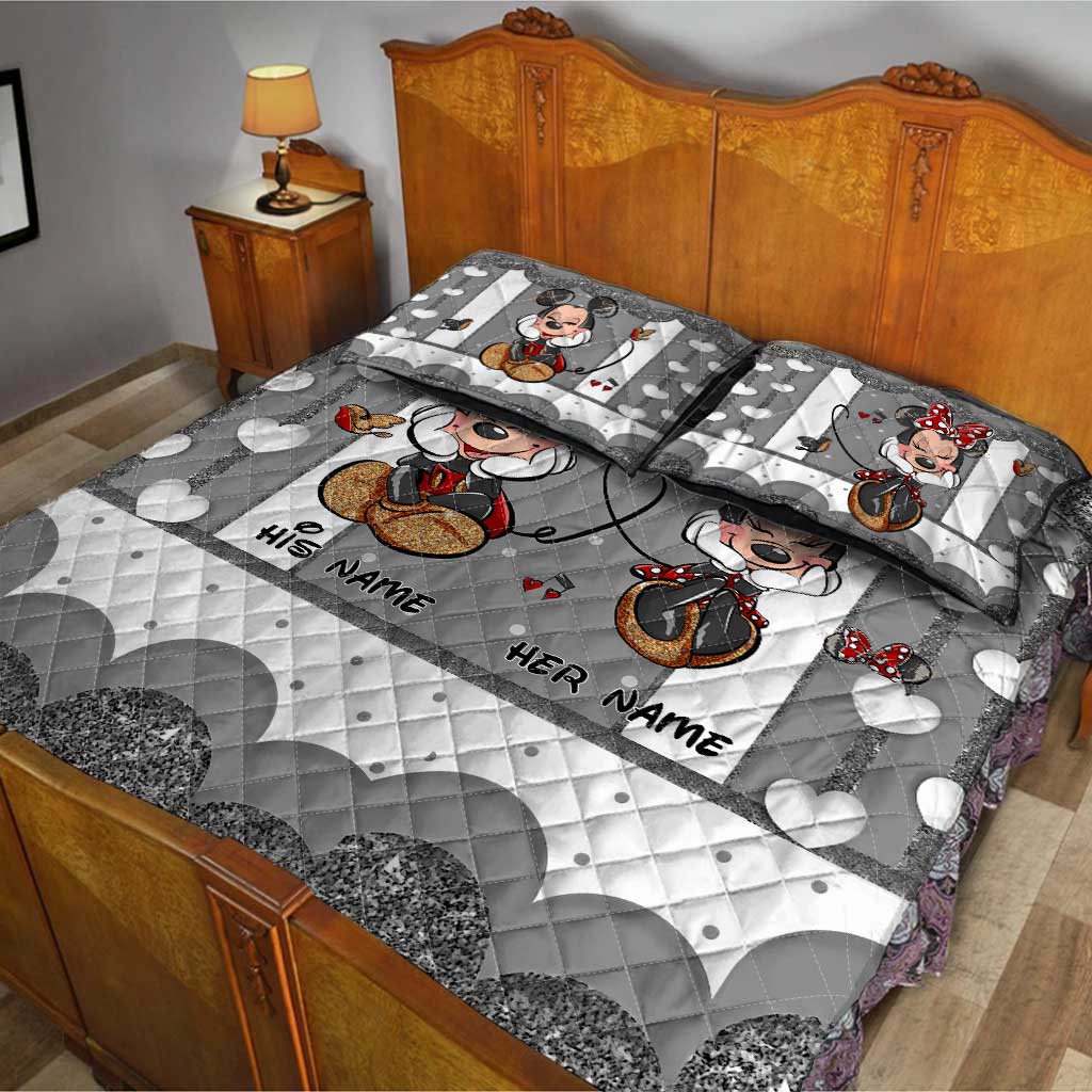 I'm Yours - Personalized Mouse Quilt Set