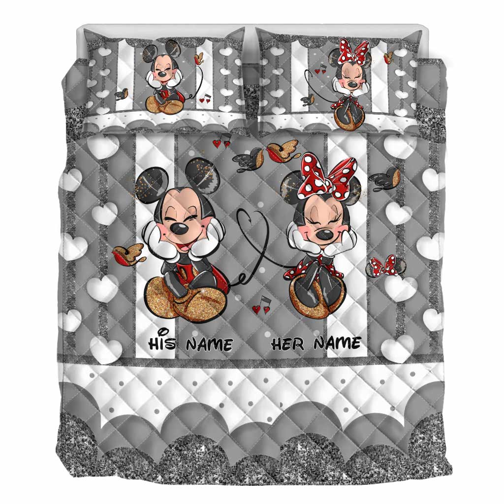 I'm Yours - Personalized Mouse Quilt Set