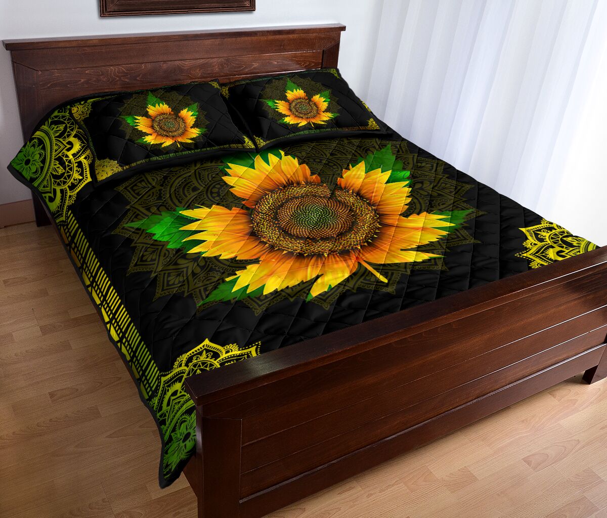 Sunflower Leaf - Weed Quilt Set 0822