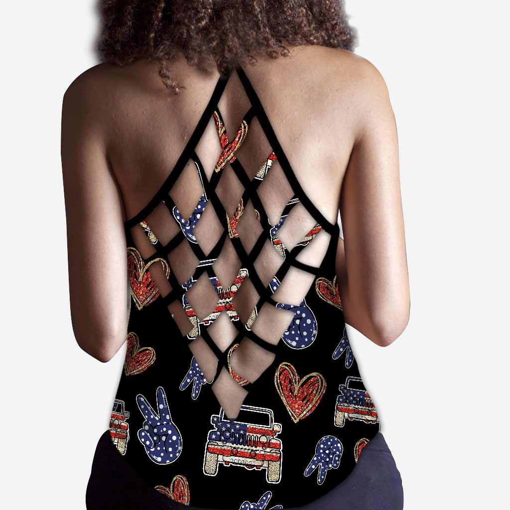 Wander Woman - Independence Day Car Cross Tank Top