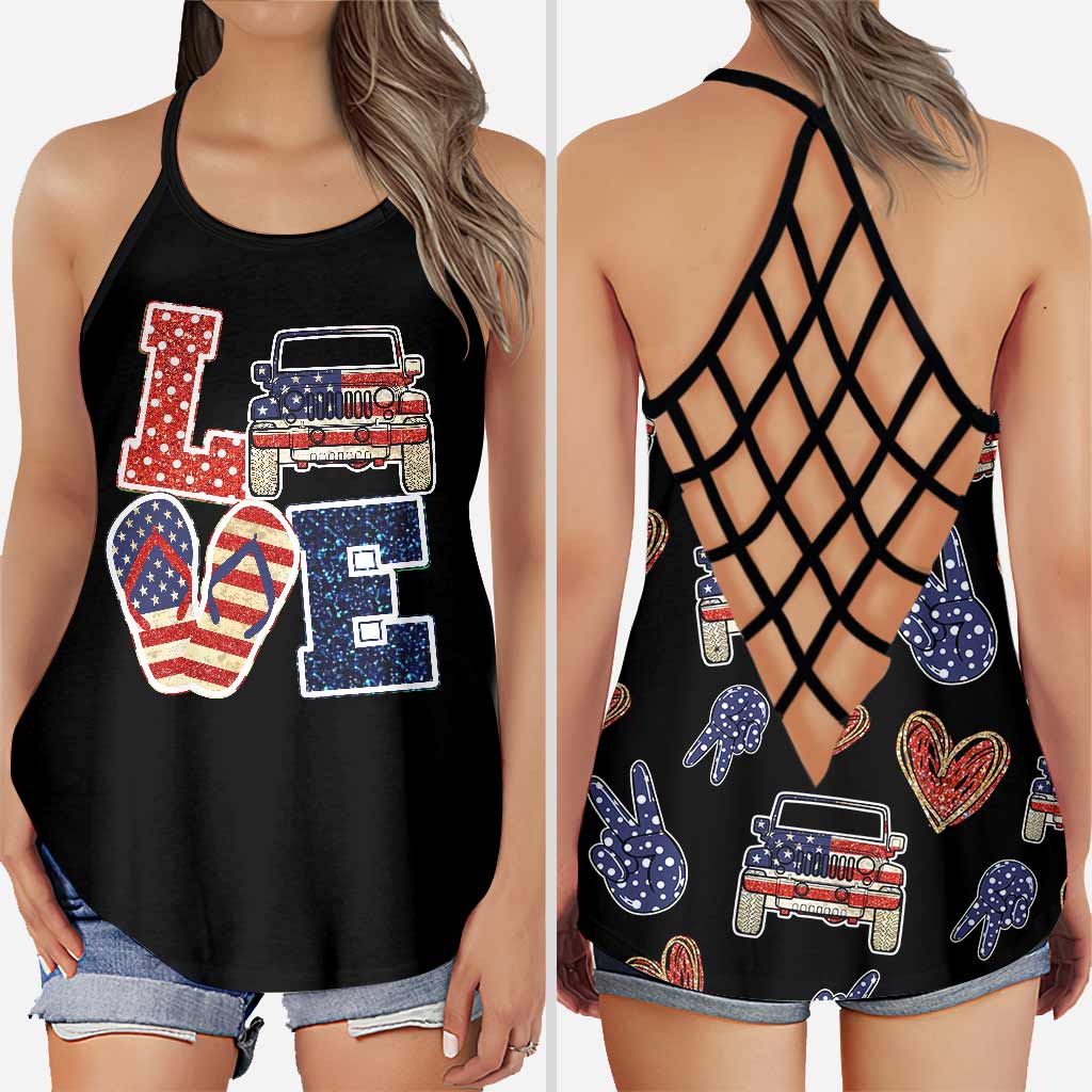 Wander Woman - Independence Day Car Cross Tank Top