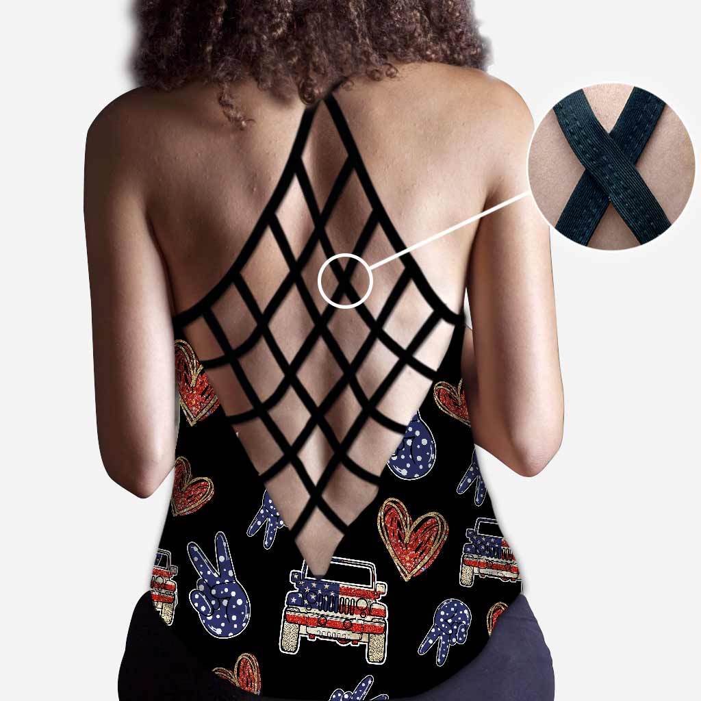 Wander Woman - Independence Day Car Cross Tank Top