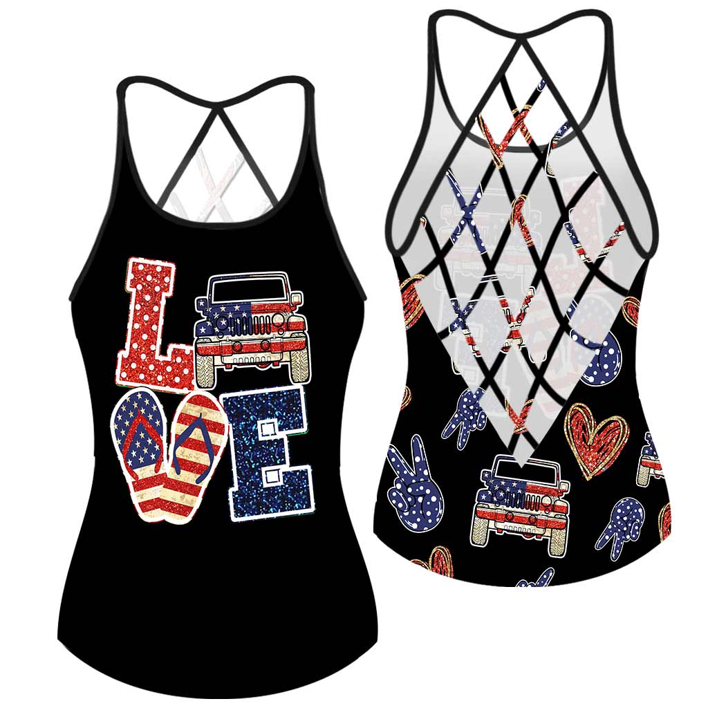 Wander Woman - Independence Day Car Cross Tank Top