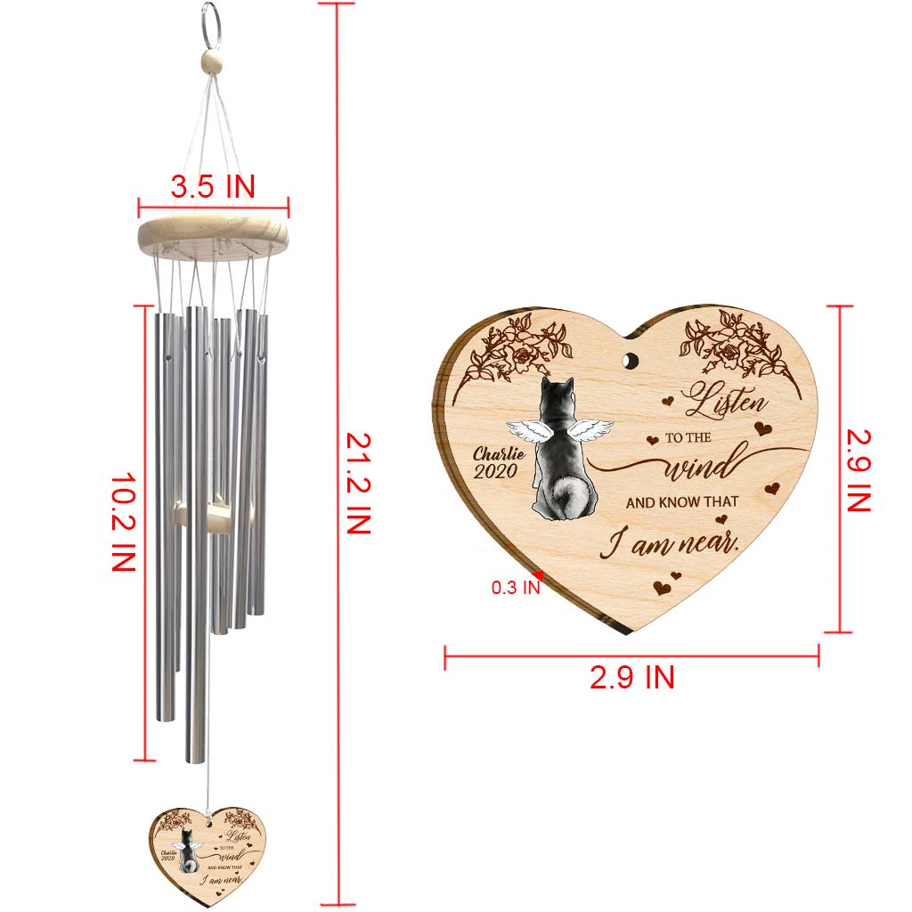 Listen To The Wind - Personalized Dog Wind Chime