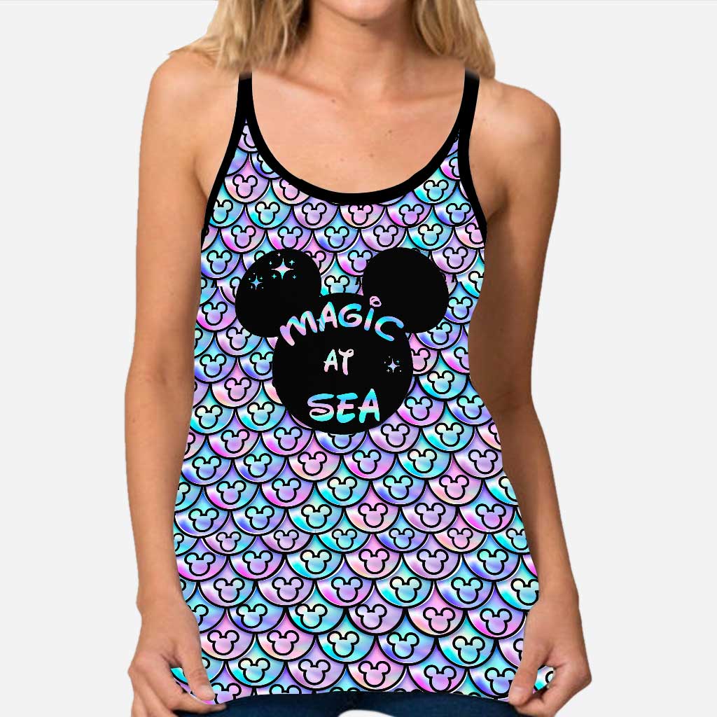 Magic At Sea - Mouse Cross Tank Top and Leggings