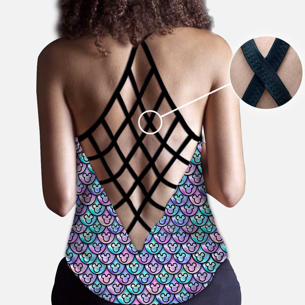 Magic At Sea - Mouse Cross Tank Top and Leggings