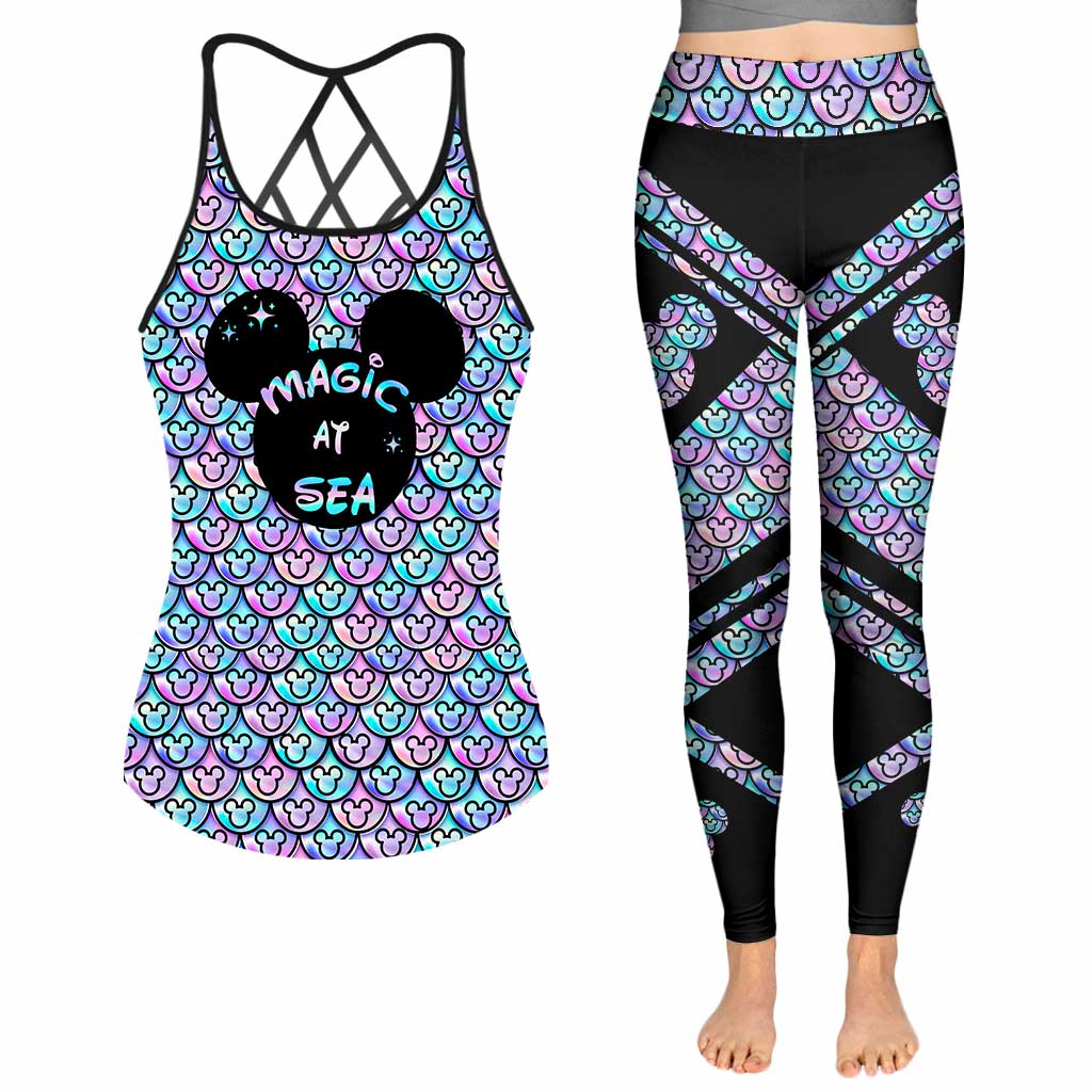 Magic At Sea - Mouse Cross Tank Top and Leggings