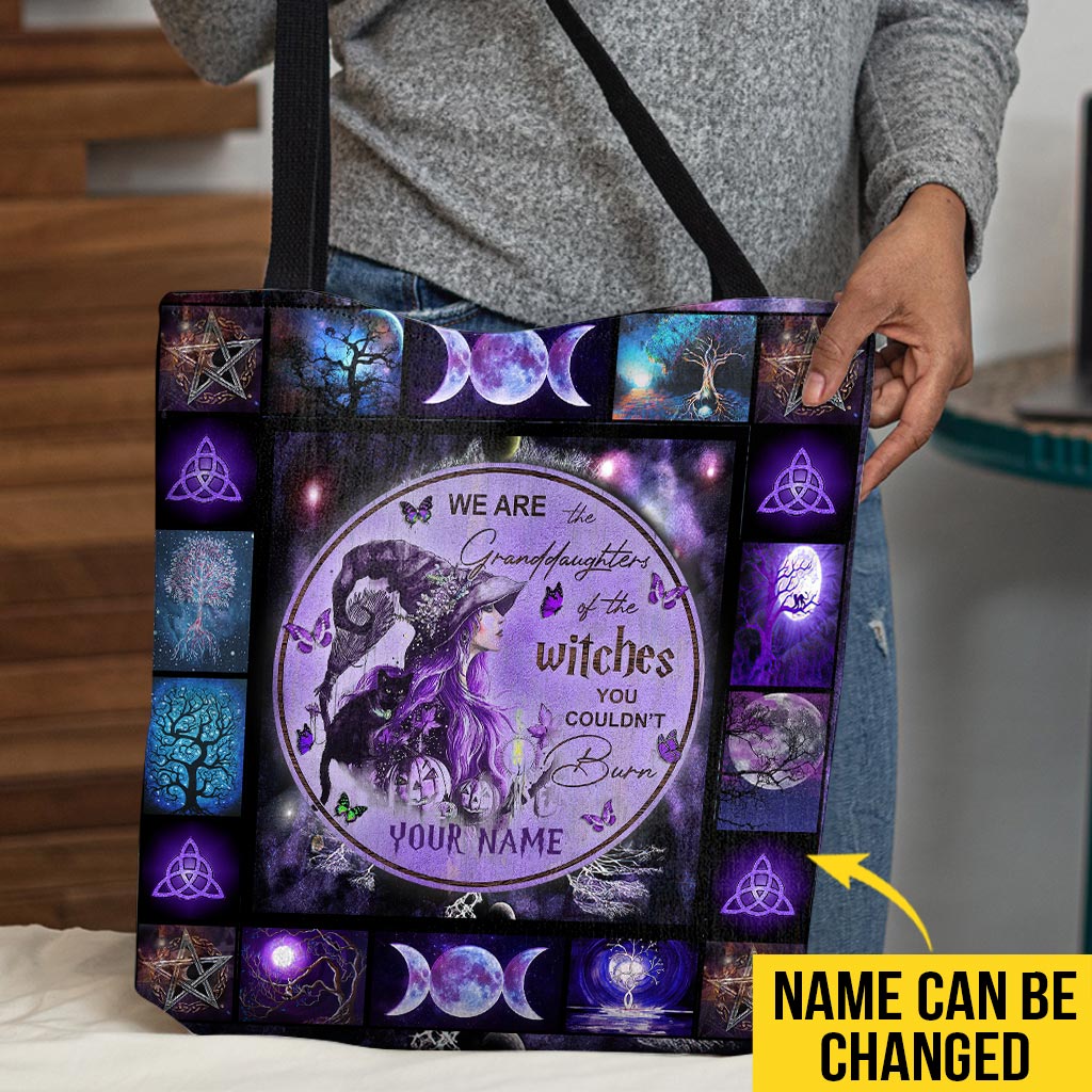 Wicked Witch Purple - Personalized Halloween Tote Bag