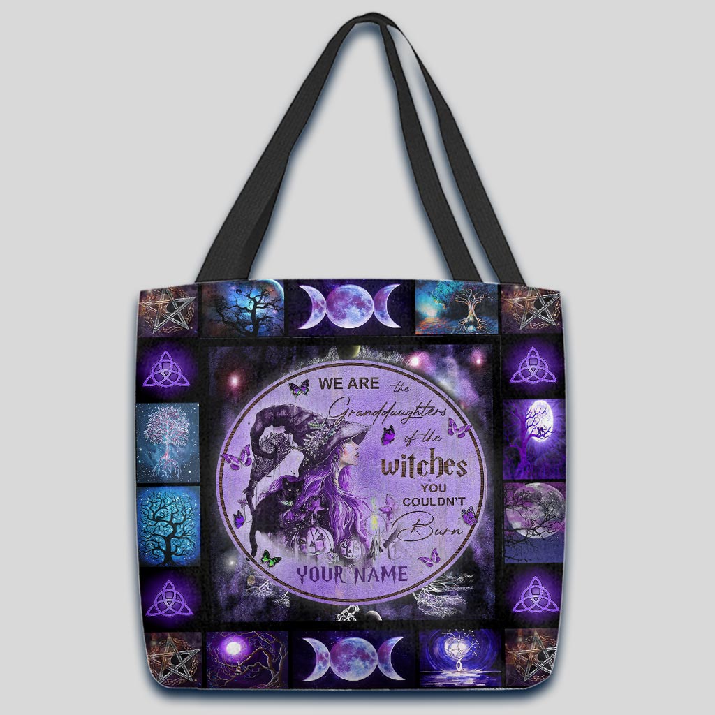 Wicked Witch Purple - Personalized Halloween Tote Bag