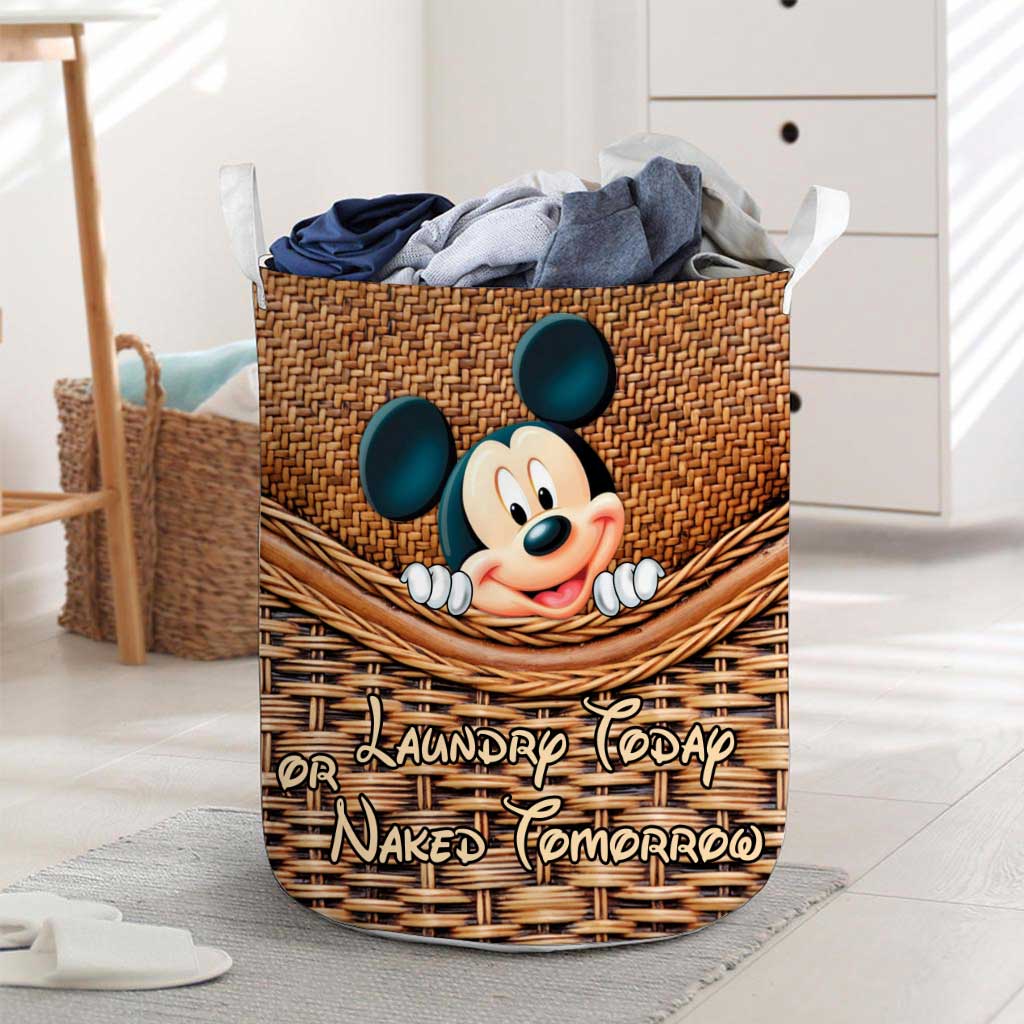 Laundry Today - Mouse Storage Basket With 3D Pattern Print