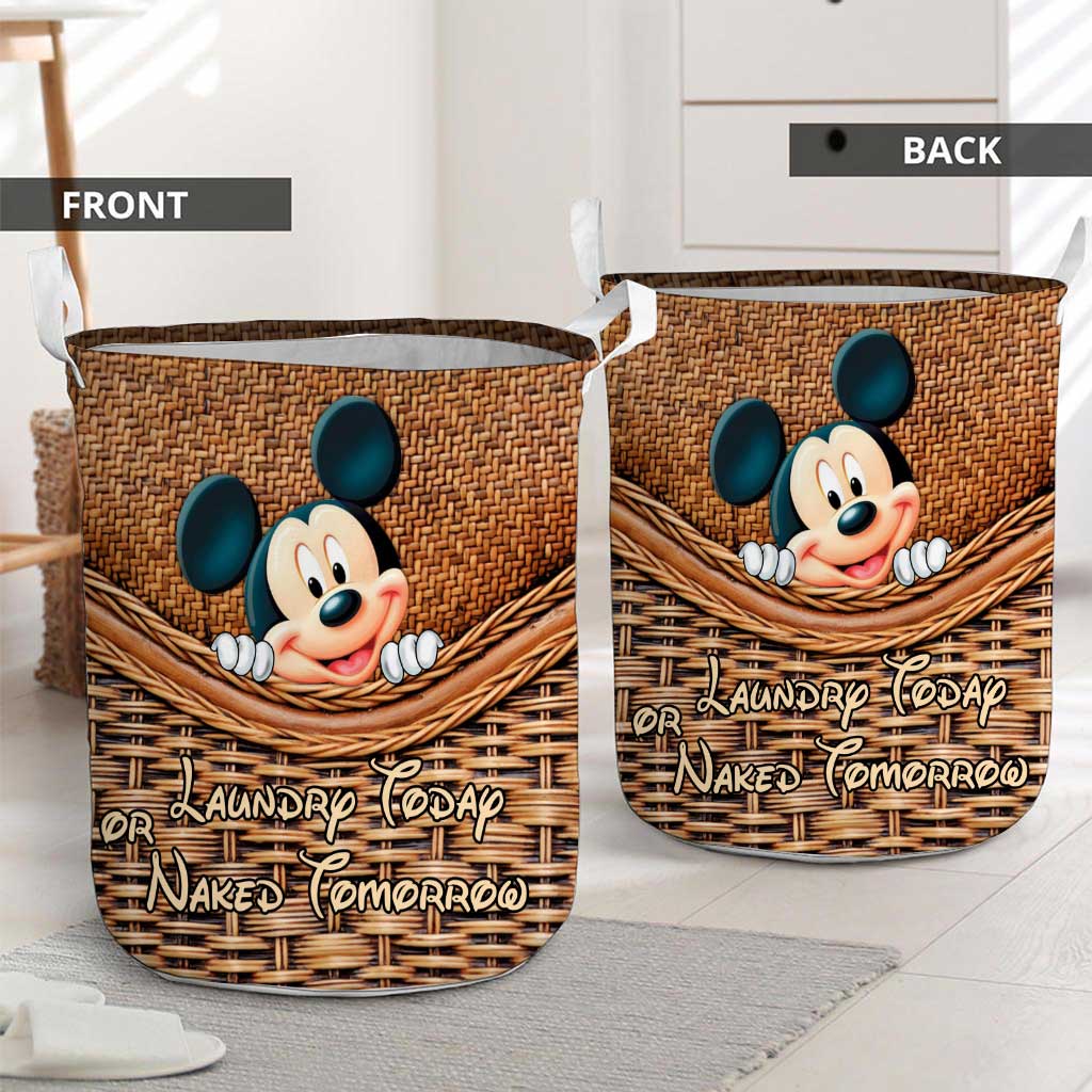 Laundry Today - Mouse Storage Basket With 3D Pattern Print