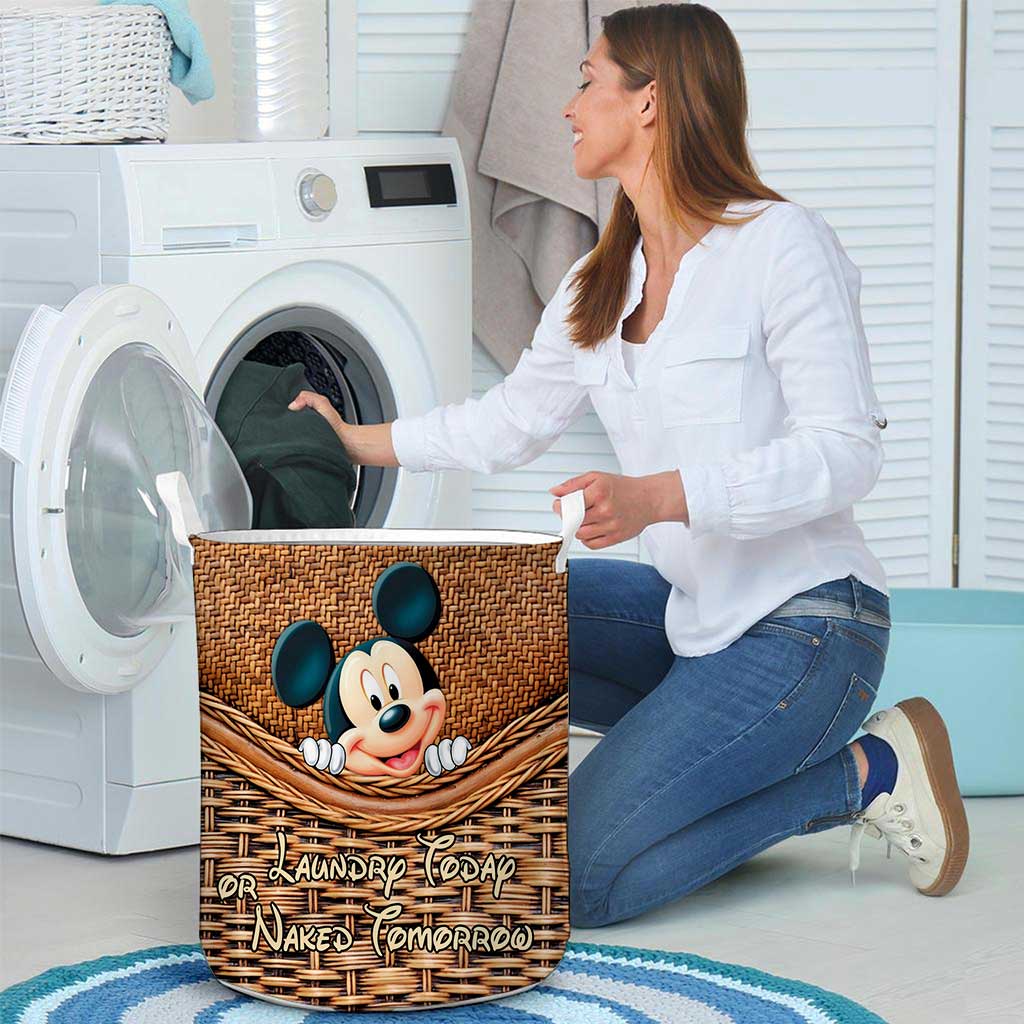 Laundry Today - Mouse Storage Basket With 3D Pattern Print
