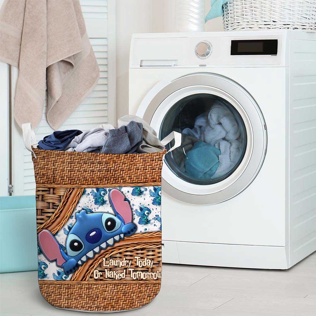 Laundry Today - Ohana Storage Basket With 3D Pattern Print