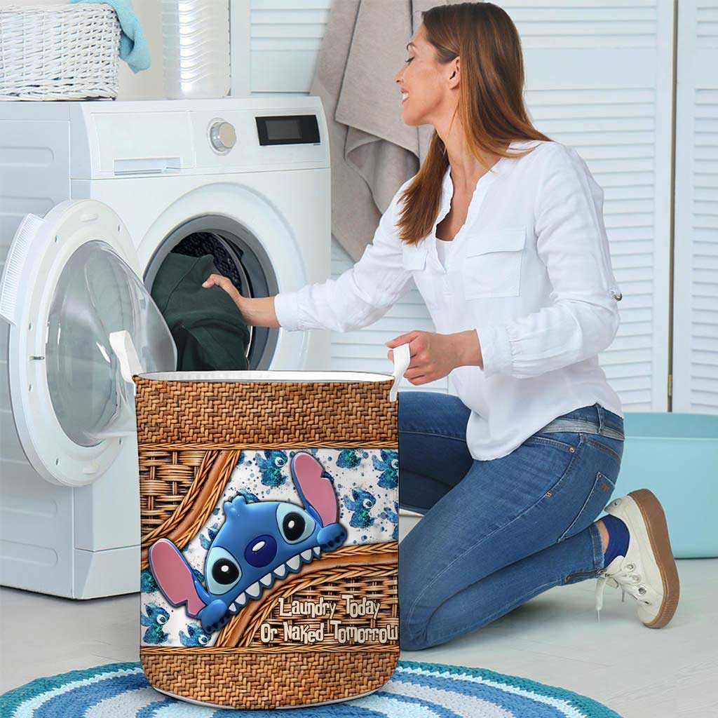 Laundry Today - Ohana Storage Basket With 3D Pattern Print