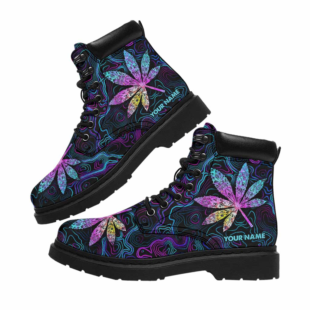 Get High Line - Personalized Weed All Season Boots