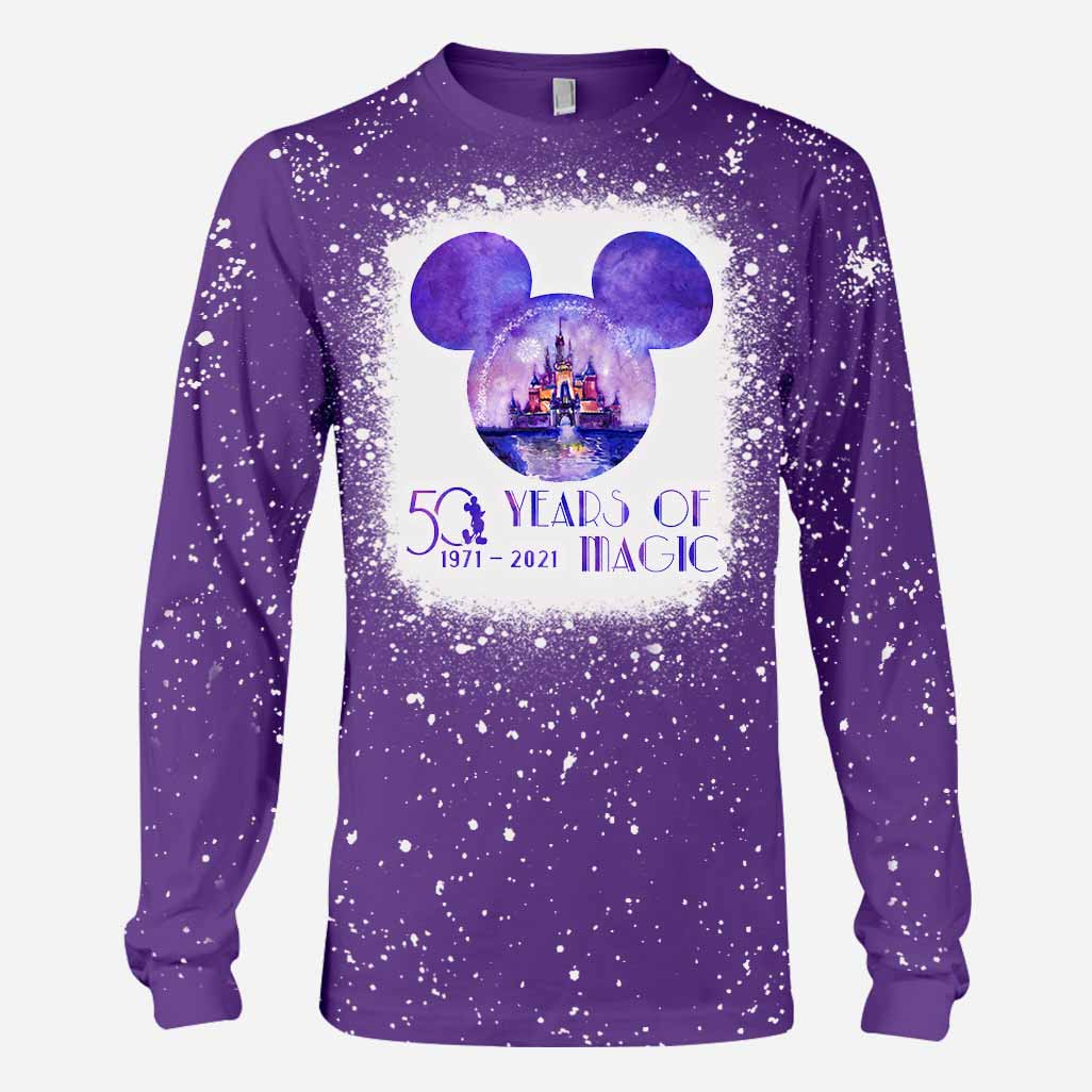 50 Years Of Magic - Mouse Handmade Bleached Shirts