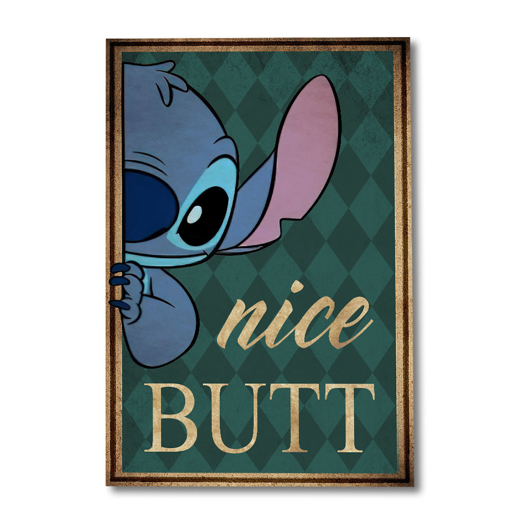 Ohana Nice Butt - Ohana Canvas And Poster