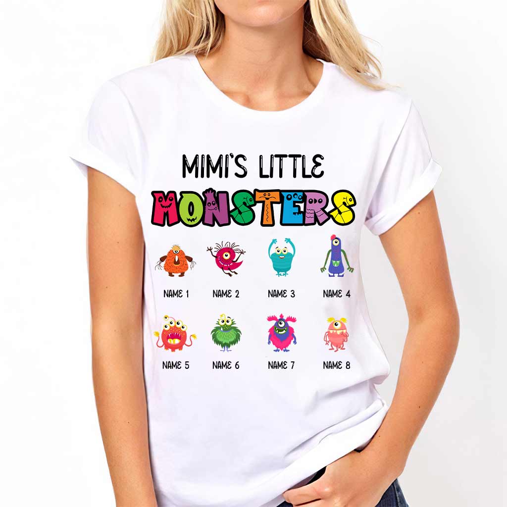 Granma Lil Monsters - Personalized Mother's Day Grandma T-shirt and Hoodie
