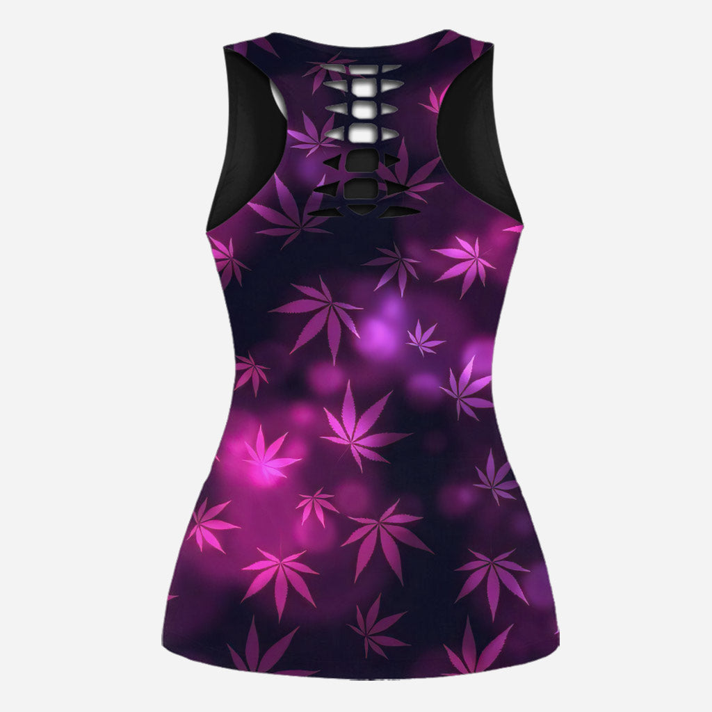 I'm Not Perfect But I'm Dope - Weed Hollow Tank Top and Leggings