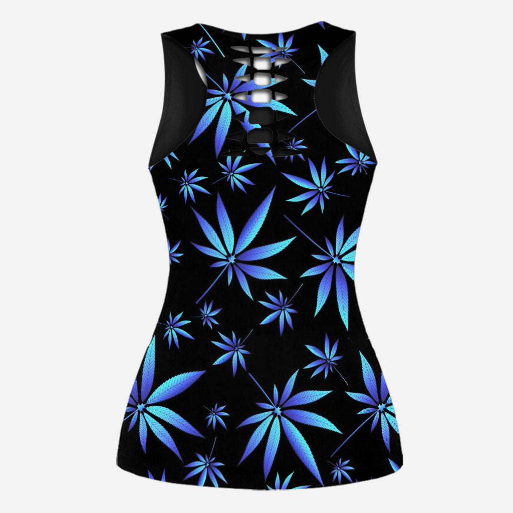 I'm Not Perfect But I'm Dope - Weed Hollow Tank Top and Leggings
