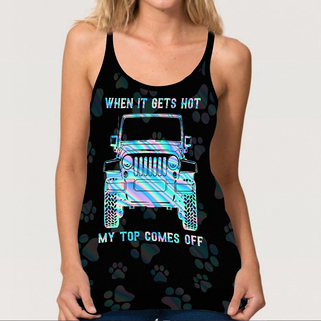 When It Gets Hot - Car Cross Tank Top