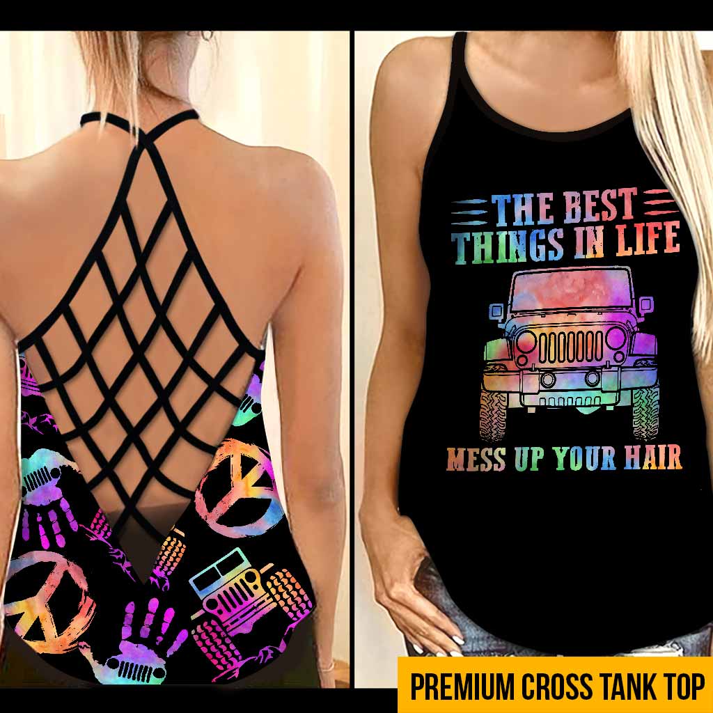 The Best Things In Life - Car Cross Tank Top