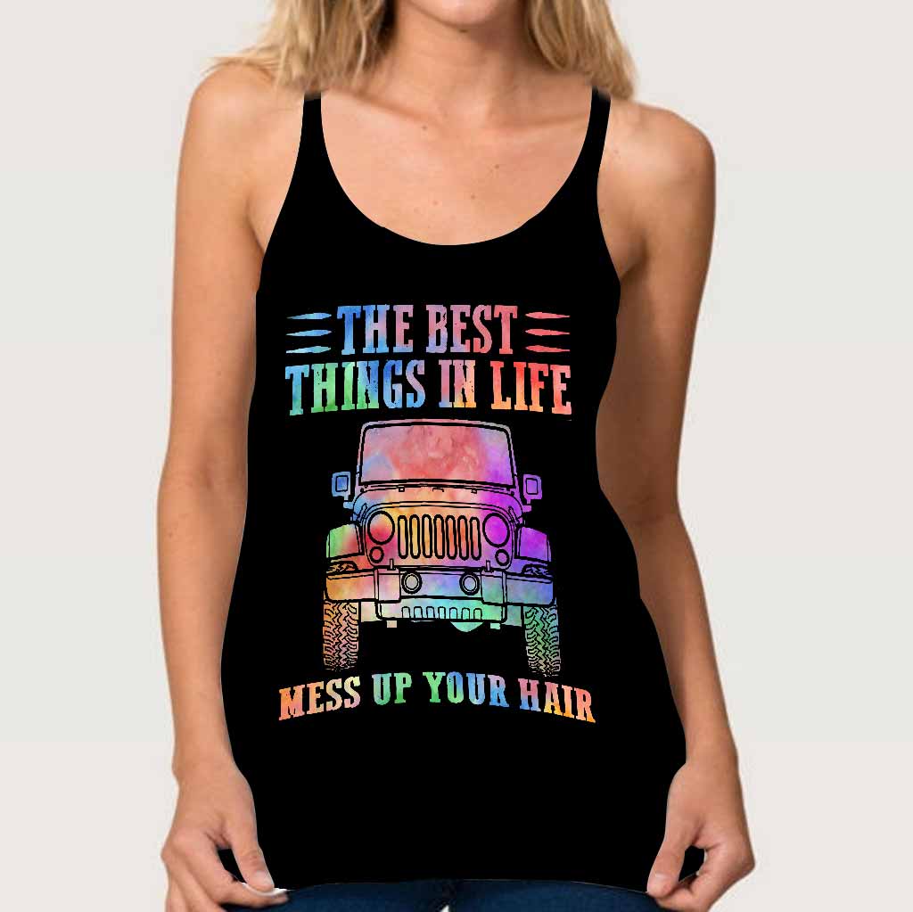 The Best Things In Life - Car Cross Tank Top