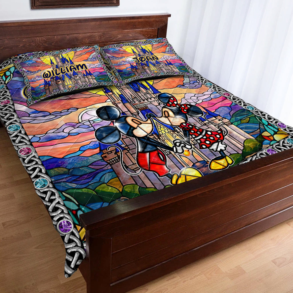 You And Me We Got This - Personalized Mouse Quilt Set