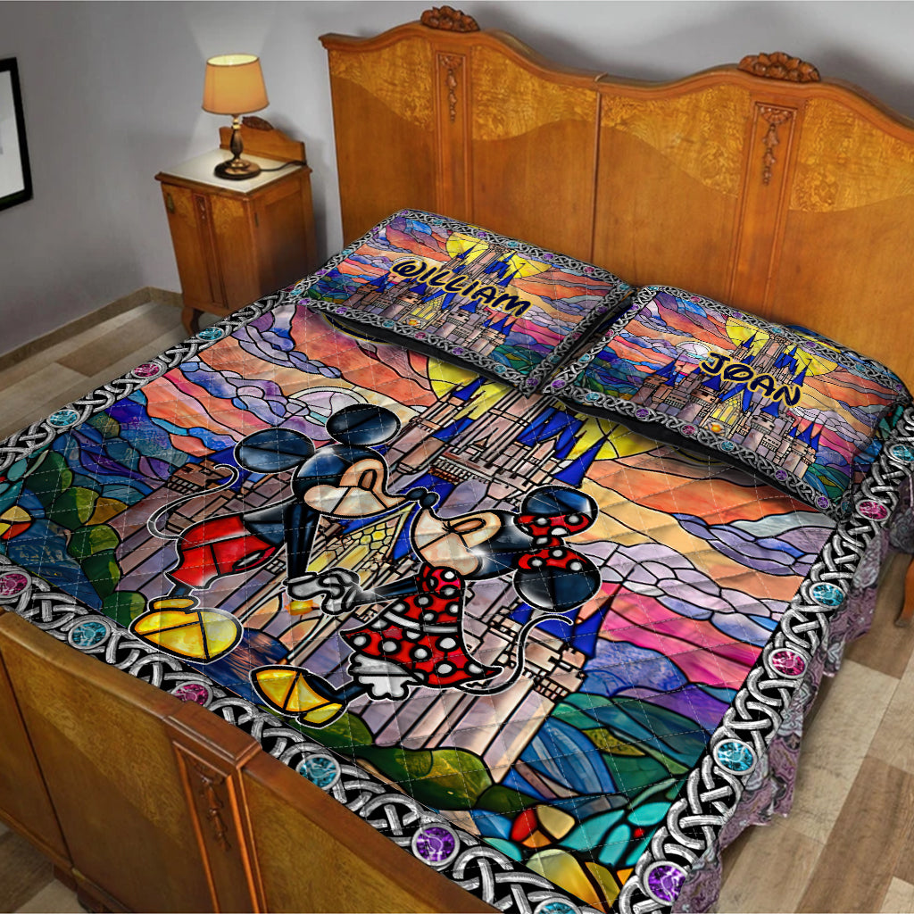 You And Me We Got This - Personalized Mouse Quilt Set
