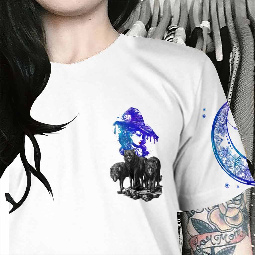 Witch Wolf You Can't Throw Me All Over T-shirt and Hoodie