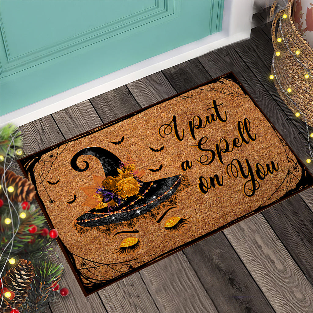 I Put A Spell On You - Witch Coir Pattern Print Doormat