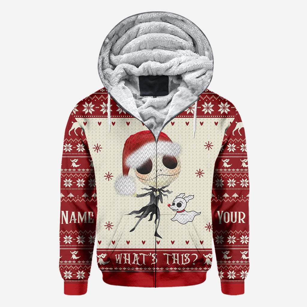 What's This - Personalized Christmas Nightmare All Over T-shirt and Hoodie