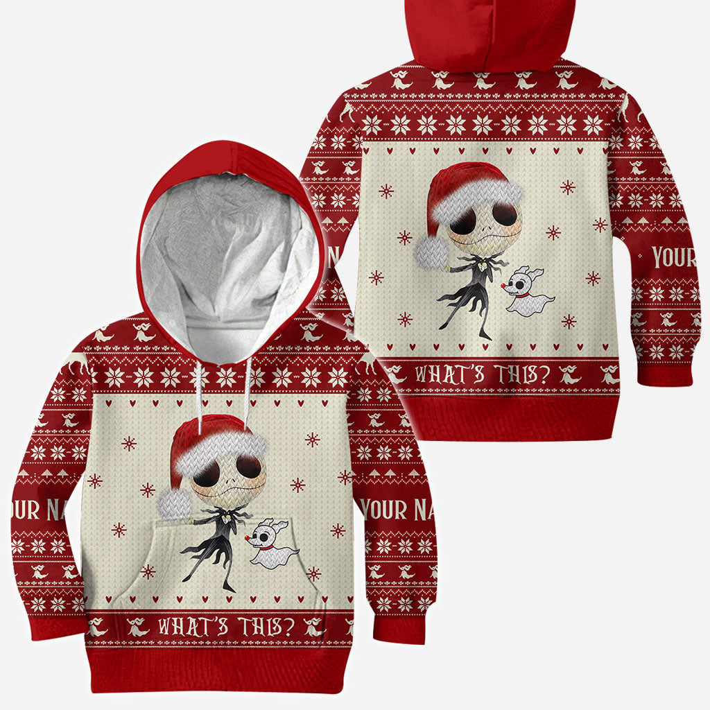 What's This - Personalized Christmas Nightmare All Over T-shirt and Hoodie